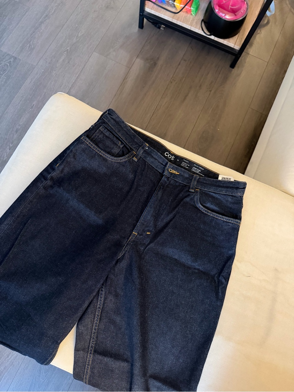 COS Men's Dark Indigo Relaxed Jeans